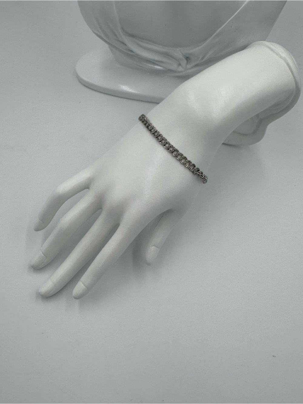 James Avery Silver Double-Link Chain Bracelet NWOT - Picture 3 of 5